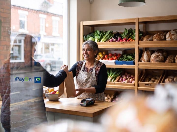 Grocery store, Harlesden, London — running iPayOn